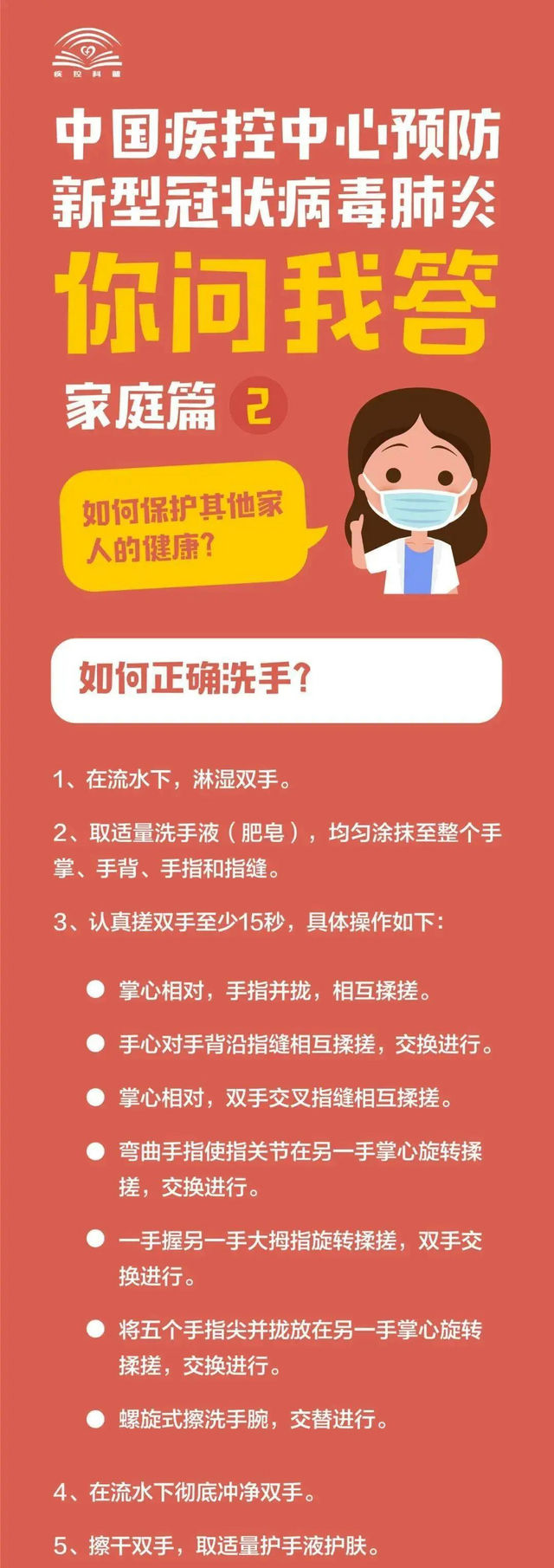 中国疾控中心预防新型冠状病毒肺炎你问我答家庭篇2