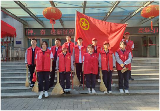 市八中开展“文明使者我先行”志愿服务活动